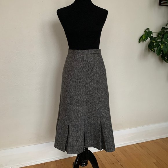 Vintage 40s tweed skirt sz XS / S - Picture 1 of 5